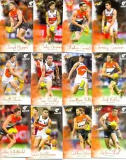 2018 AFL Select Footy Stars Series common 12 card team set - GWS Giants