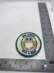 Girl Scout Patch Girl Scouts Give A Hoot - Owl - EC-957N