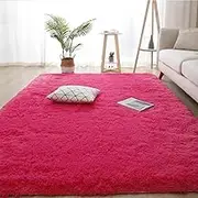 Fluffy Area Rugs Shape Rug for Living Room Clearance Carpet Bedroom Thick Plush Carpets Fuzzy Rugs Kids Rug Room Big Home Decor Rug140cmx200cm