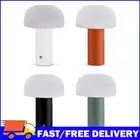 LED Mushroom Table Lamp Bedside Night Light 3 Color Stepless Dimmable Touch Lamp