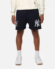 [PRO STANDARD] Pro Standard New York Yankees Roses Mesh Shorts Navy - Size 2XL 2XL Navy