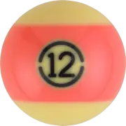 Individual Aramith #12 Tournament TV Set Replacement Pool Ball - RBATPC