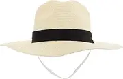 [ROMISBABA] Fashionable Women's Bucket Hat Portable Sun Cap Uv Blocking for Beach Travel Gardening Breathable White