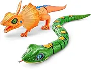 Robo Alive Snake + Lizard Series 3 by ZURU Battery-Powered Robotic Light Up Interactive Electronic Reptile Toy That Moves