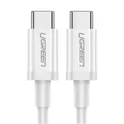 UGREEN UG-60518 USB 2.0 USB-C Cable - 1m - White Nickel Plating - ABS Shell [UG-60518]