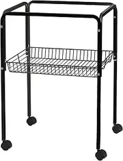 Salesbay Pet Bird Cage Stand Canary Budgie Finch Perch Black Portable