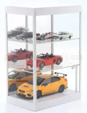 HASEGAWA 1/24 1/43 1/64 MODEL DISPLAY BOX 28.8CM X 18.8CM X 42CM H w/ LED LIGHTS