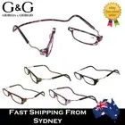 Funky G&G Unisex Magnetic Reading Glasses Flexible Frame 1.5 2.0 2.5 3.0 3.5 4.0