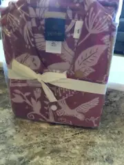 POTTERY BARN TEEN Harry Potter Magical Damask Pajama Set -Burgundy- size S-NIP