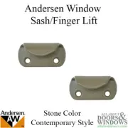 Andersen Window Sash Finger Lift Metal Sash Lock Pair With Screws