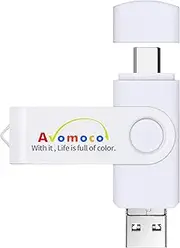 [AVOMOCO] 512GB 3 in 1 Photo Backup Stick for Cell Phones with TypeC/USB C&Micro Port,Tablets.Compliant with iPhone15,15pro,promax&Samsung, LG,Google,Hua Wei,Moto, one Plus.etc.