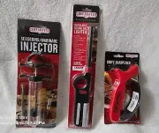 Chef Master Lot Injector, Refillable Lighter and Knife Sharpener (New)