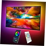 ICRGB TV LED Backlight, 18ft Bluetooth LED Lights for TV 75-85in, USB Powered