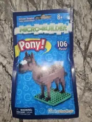 Micro Builder Grin Studios Pony Mini Building Blocks Ages 8+ 106 PC New/Sealed