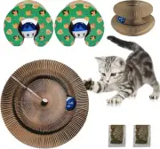 Magic Organ Cat Scratching Board, 2 Pack Cat Accordion Toy Cat Scratcher