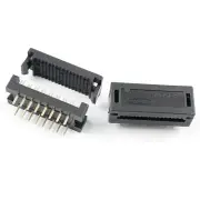 50Pcs 2.54mm x 7.62mm Pitch 16 Pin Male Header FD IDC Cable Transition Connector