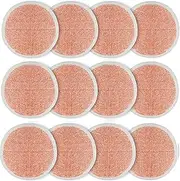 Replacement Mop Pads Fit for Bissell Spinwave 20399 23157 23159 2039A 2124A 20393 2039T 2039W 20391 20395 2307 2315A Hard Floor Mop Refill Heavy Scrub Pad Compare to Part #1611297 & 1611298-12Pcs