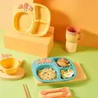 Durable Long-lasting Cutlery Set for Kids Divided Picky Eaters Radish