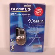 Olympus DW-90 (8 MB, 1.5 Hours) Handheld Digital Voice Recorder Kit -New in Box!
