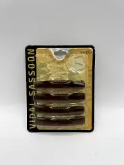 Vintage Vidal Sassoon Brown Snap Barrettes 4 Count 90s 1999 RARE VS11309 Bs257
