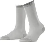 [FALKE] Women's Bold Dot Socks Breathable Sustainable Organic Cotton Reinforced Women's Socks Skin Friendly Durable Lightweight Ruffled Cuff Fashion Plain 1 Pair