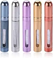 Perfume Spray Scent Pump Case Perfume Atomizer,5Pcs 5ml Mini Refillable Perfume Atomizer Bottle,Atomizer Perfume Bottle,Refillable Perfume Sprays,Portable Perfume Spray Bottles,Mini Perfume Bottle