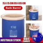 Portable Folding Bathtub Inflatable Water Tub Place Room Spa Massage Bath 85cm