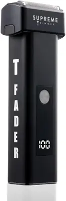 Supreme Trimmer T-Fader Foil Shaver | 120 Min Run Time USB-C Electric Razor |