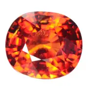 4.76 Ct. Awesome Luster Spessartite Garnet Cushion Cut WITH GLC CERTIFY