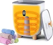Cobuy Bucket Towel Warmer, 25L Hot Towel Heater with Timing Function, Towel Sterilizer Warmer for Hotel, Bathroom, White