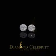 925 White Sterling Silver 0.76ct Cubic Zirconia Round Ladies Stud Earrings