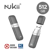 在飛比找PChome24h購物優惠-Nukii新世代智慧型USB隨身碟 512G