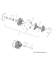 Polaris Clutch Weight, Genuine OEM Part 5140291, Qty 1