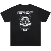 在飛比找蝦皮購物優惠-RIPNDIP 賤貓中指貓短袖T恤 機械黑豹PANTHER 