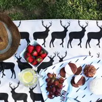 在飛比找蝦皮購物優惠-英國製Anorak印花防水野餐墊 麋鹿 野餐墊