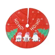 Christmas Tree Skirt Faceless Gnome Xmas Tree Skirt Cover for Holiday Party