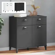 Sideboard Storage Cabinet Cupboard Living Room Hallway Engineered Wood vidaXL