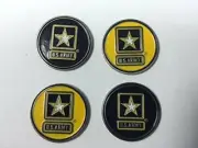 U. S. Army Ball Marker Set of 4- markers: fits hat clip or divot tools