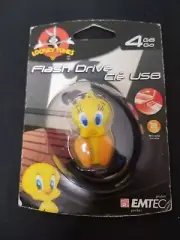Vintage NEW SEALED Tweety Bird Looney Tunes 4GB Go USB Flash Drive Emtec BRD3