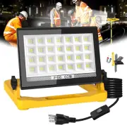 LED Work Light, 60W 6000LM Work Lights on Stand，Led Flood Light Outdoor 13Ft Cor