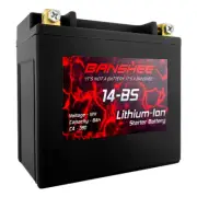Lithium LiFePO4 Battery Replaces YTX14-BS for Harley Davidson 250 Cranking Amps