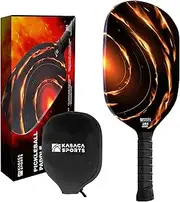 KASACA Pickleball Paddle Graphite T700 Carbon Surface Fiber Pickleball Paddles Carbon Fiber Pickleball Paddles USAPA Approved Edgeless Pickleball Paddle Pickle Ball Paddle Single Pickleball Racket