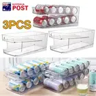 1/2/3pcs Soda Can Dispenser Drink Beer Beverage Storage Rack Holder Fridge Shelf
