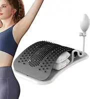 Back Stretcher, Spine Decompressor Stretcher Board, Lumbar Support Posture Corrector for Women and Men Home Gym Workout
