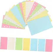 OFFSCH Loose Leaf Notebook Refills 2 Sets College Ruled Paper Planner Binder Inserts 6 Ring Binder Paper Planner Sheets