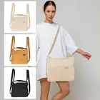 Corduroy Tote Bag with Zipper Convertible Corduroy Backpack Purse Shoulder dsuVk