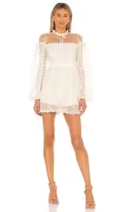 Alice McCall Moonstruck Romper Creme White Lace Boho Romantic US 4 NWT $348