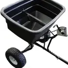 Fertilizer Spreader Grass Seed Lawn Spreader 113 kg broadcast Bonus Rain Cover