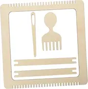 Tapestry Weaving Machine Set Knitting Kit Weaving Tools Wool Sewing Tool Knitting Loom Machine Mini Crochet Kit Knitter Yarn Making Knit Loom Knitting Machine Weave Board Wooden