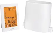 Portable Rainfall Measurement Device with Backlight for Home Use, White